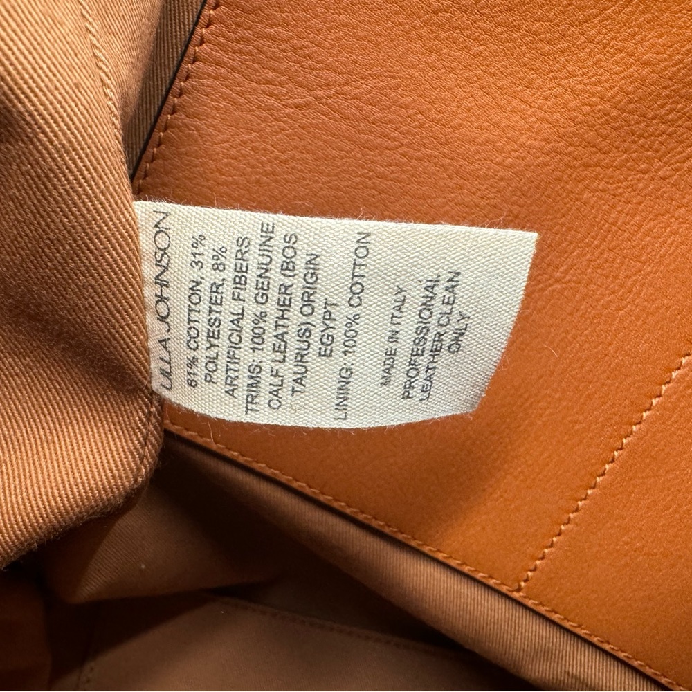 Ulla Johnson Albers Tiger Canvas Tote Bag - Picture 14 of 16